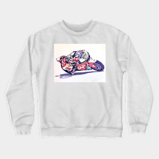 Ballpoint Sketching MotoGP Team No 35 Cal Crutchlow Crewneck Sweatshirt